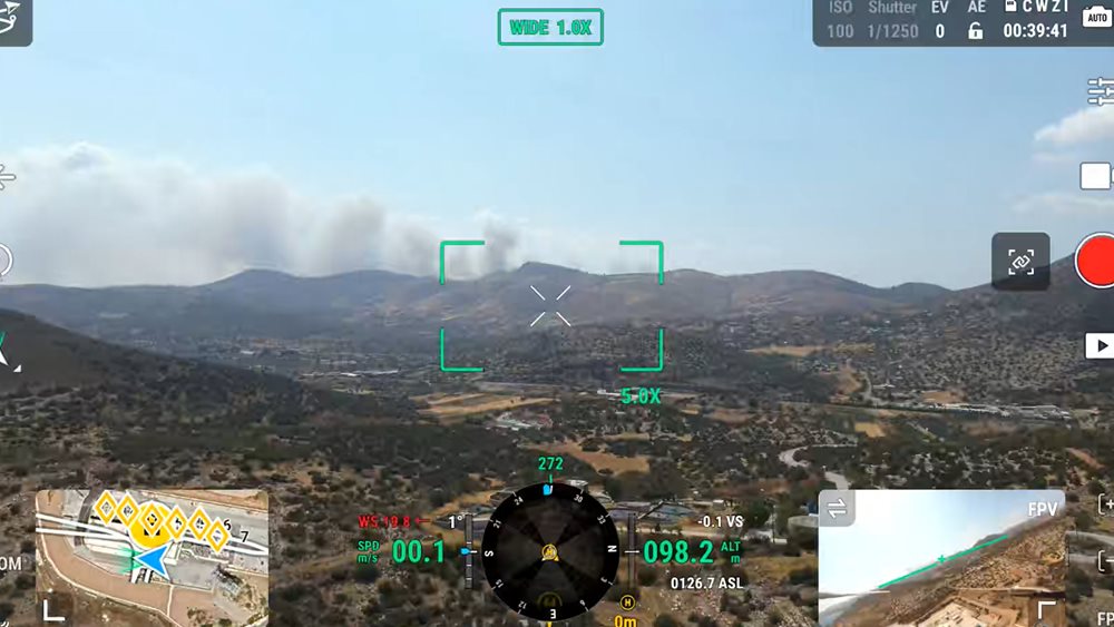 Συμβολή των drones του ΑΔΜΗΕ στην αντιμετώπιση των πυρκαγιών σε Αττική και Πρέβεζα