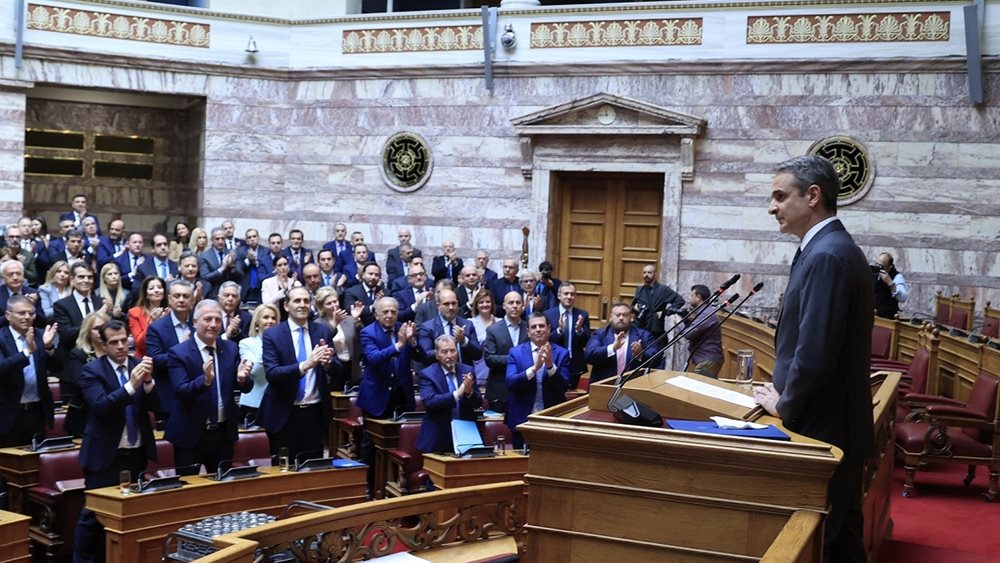 Σε εξέλιξη η συνεδρίαση της Κοινοβουλευτικής Ομάδας της ΝΔ