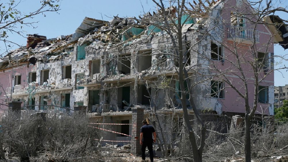 Ουκρανια βομβαρδισμος πολυκατοικιας στην Οδησσο
