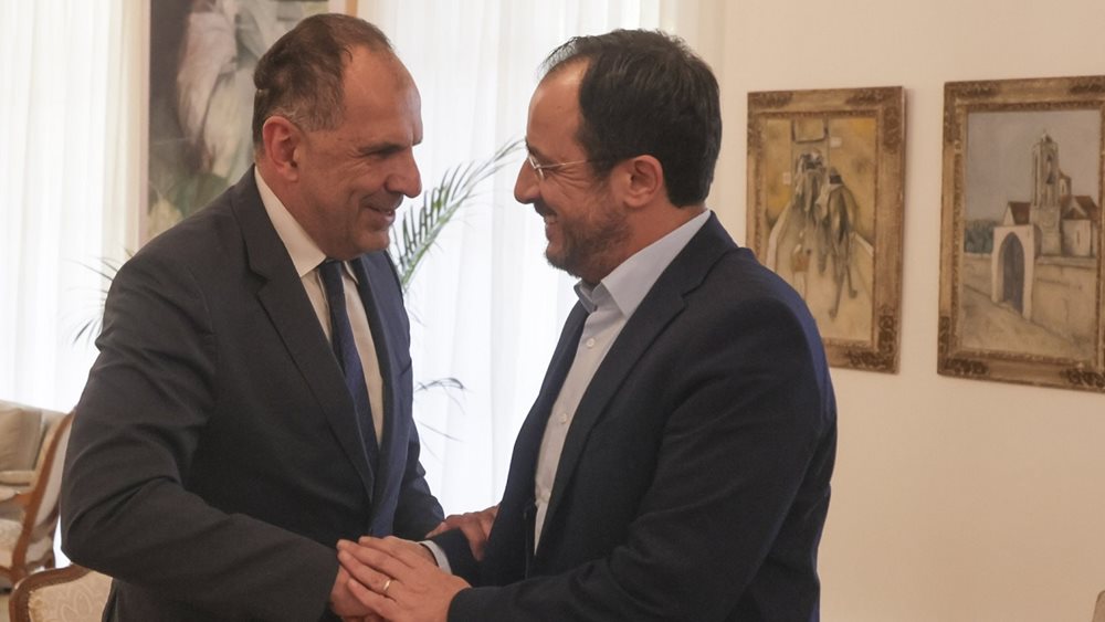 Συνάντηση εργασίας Γ. Γεραπετρίτη με τον Νίκο Χριστοδουλίδη