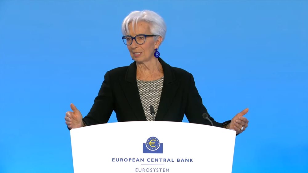 Πάτησε φρένο η ΕΚΤ: Μικρότερη αύξηση των επιτοκίων κατά 25 μονάδες βάσης