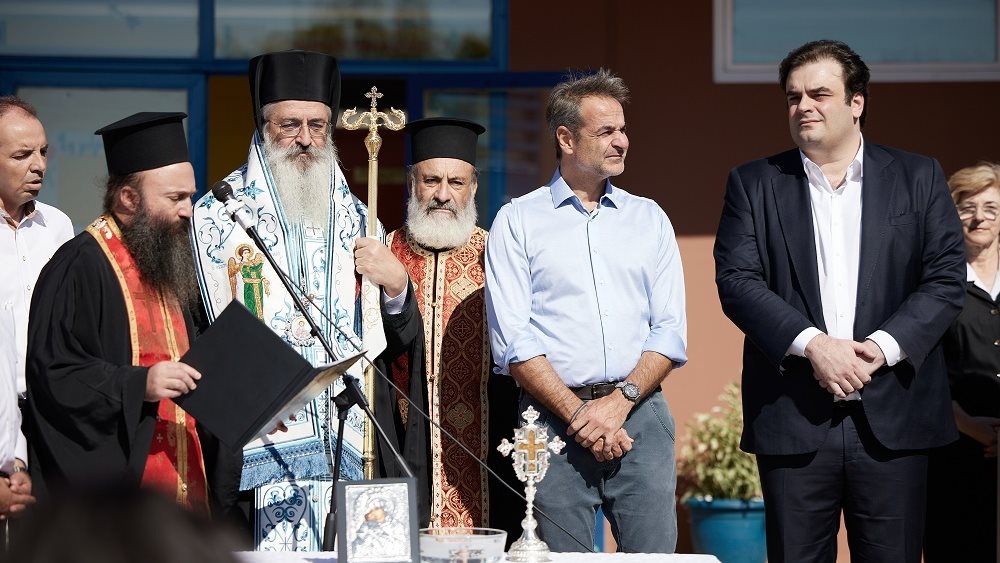 Στον αγιασμό στο Δημοτικό Σχολείο Παλαγίας Έβρου ο Κυρ. Μητσοτάκης - Το μήνυμά του