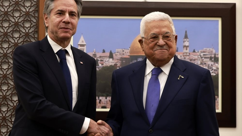 Αμπάς σε Μπλίνκεν: Η Γάζα είναι κρίσιμης σημασίας για την Παλαιστίνη - Ζήτησε διεθνή ειρηνευτική διάσκεψη