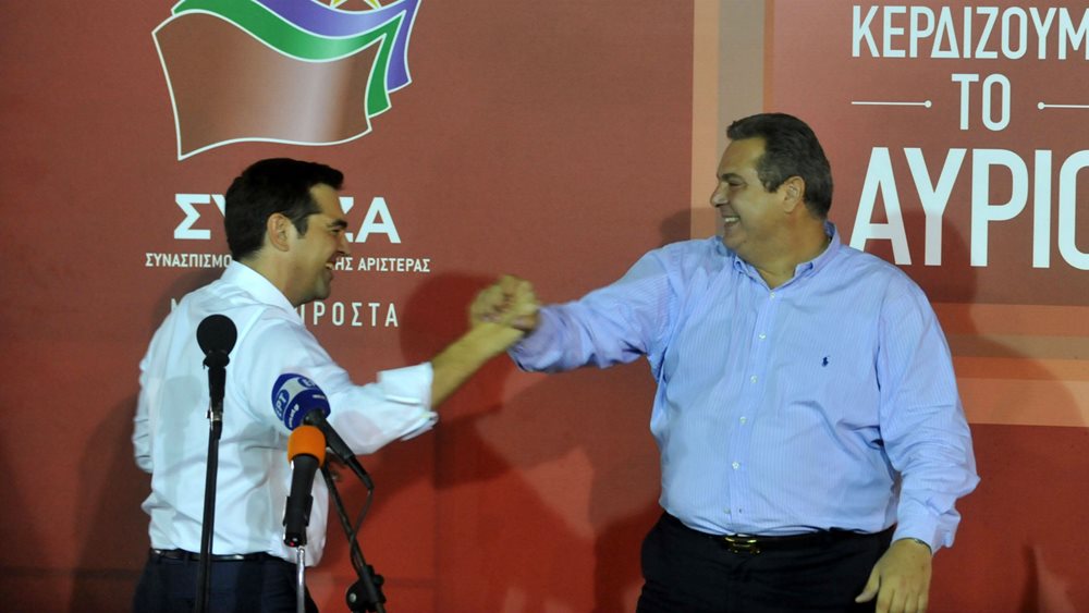 Π. Καμμένος σε ΣΥΡΙΖΑ: Συντρόφοι φτιάξαμε μαζί νέο Γοργοπόταμο!