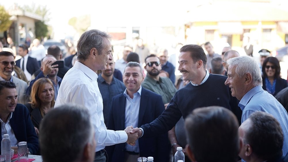 Επίσκεψη Κυριάκου Μητσοτάκη στο Τυχερό Έβρου