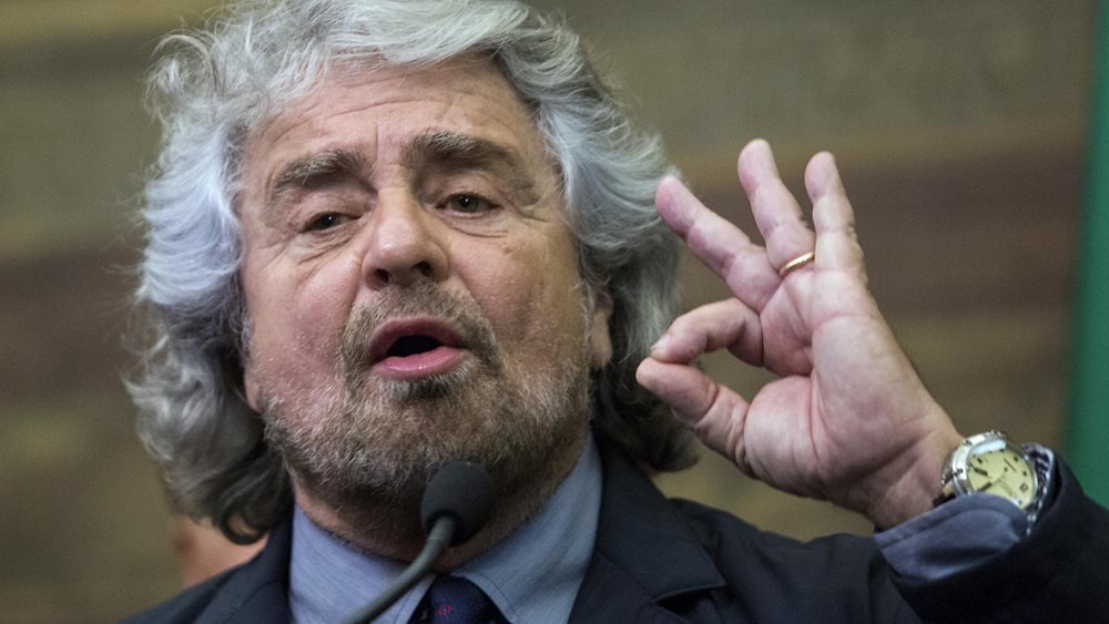 Ο Beppe Grillo στηρίζει Donald Trump