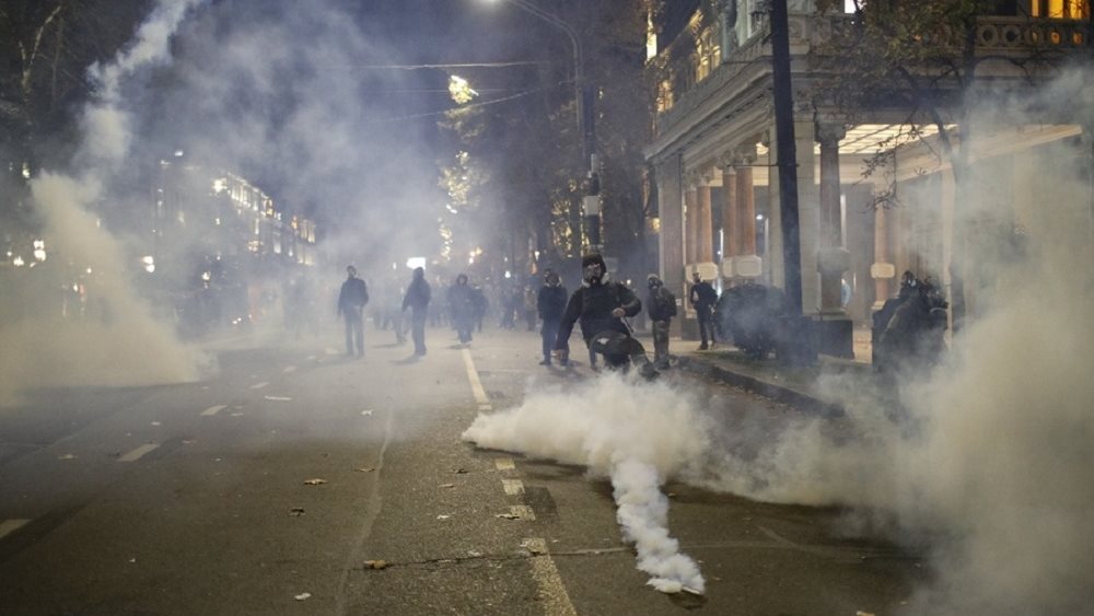 Γεωργία: Η αστυνομία έκανε χρήση δακρυγόνων εναντίον φιλοευρωπαίων διαδηλωτών