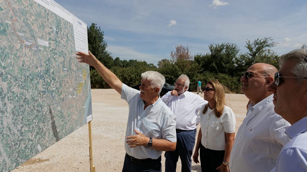 Παρουσιάστηκε το εμβληματικό έργο άρδευσης της πεδιάδας Ξάνθης από τον ποταμό Νέστο