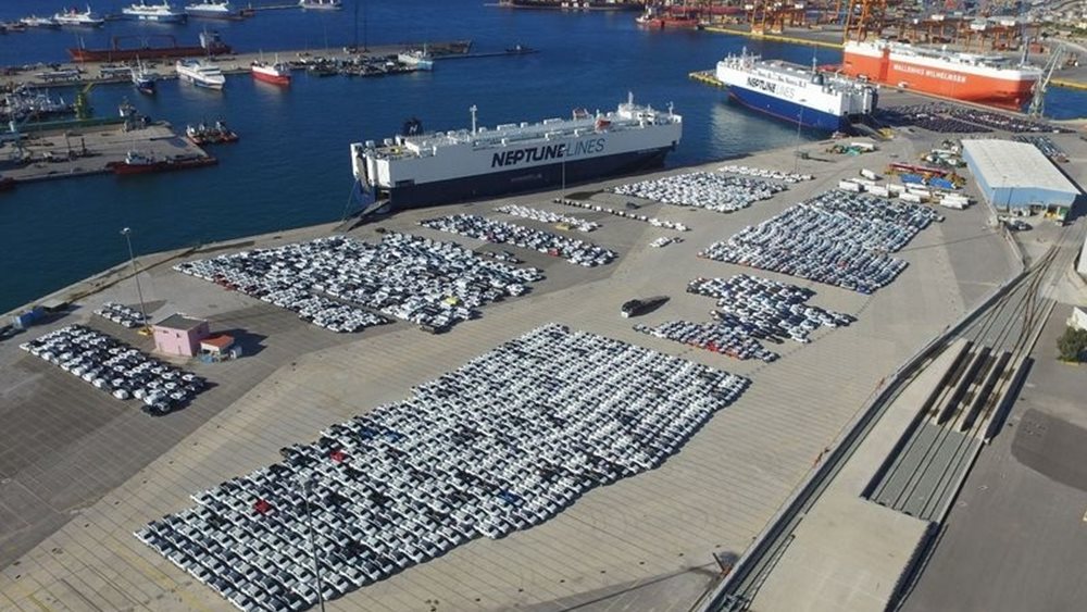 ΟΛΠ: Eγκαινιάστηκε η επέκταση του car terminal στο λιμάνι του Πειραιά έκτασης 40.000 τ.μ.