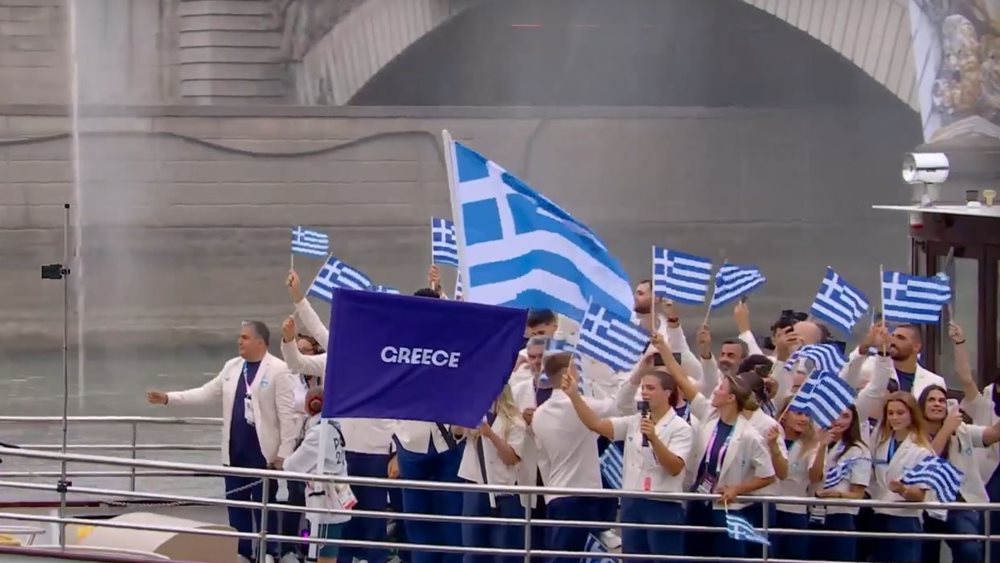 Ολυμπιακοί Αγώνες: Η είσοδος της ελληνικής αποστολής στην Τελετή Έναρξης - Βίντεο