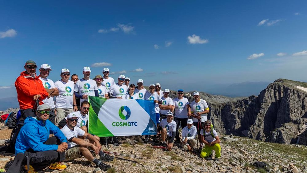 Στην κορυφή της Τύμφης οι εναερίτες COSMOTE