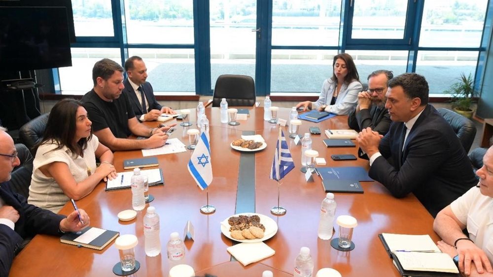 Συνάντηση Βασίλη Κικίλια με την υπουργό Μεταφορών του Ισραήλ