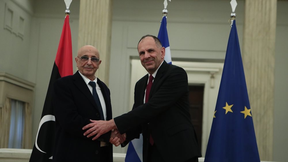 Γ. Γεραπετρίτης στον πρόεδρο της Βουλής της Λιβύης: Θέση και της ΕΕ ότι το τουρκολιβυκό μνημόνιο είναι παράνομο