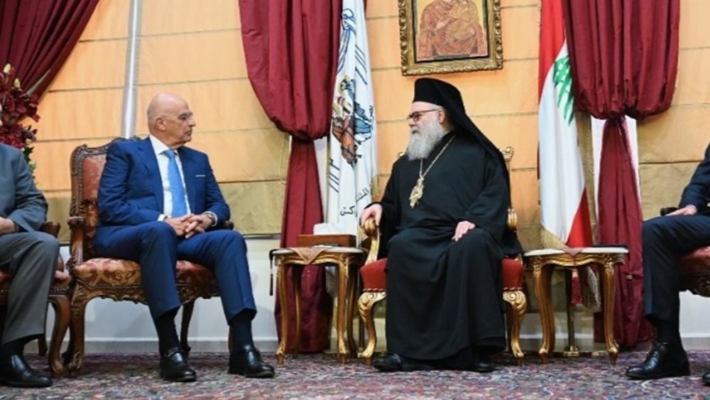Συνάντηση Ν. Δένδια με Πατριάρχη Αντιοχείας: Στο επίκεντρο η προστασία των χριστιανικών πληθυσμών σε Λίβανο και Συρία