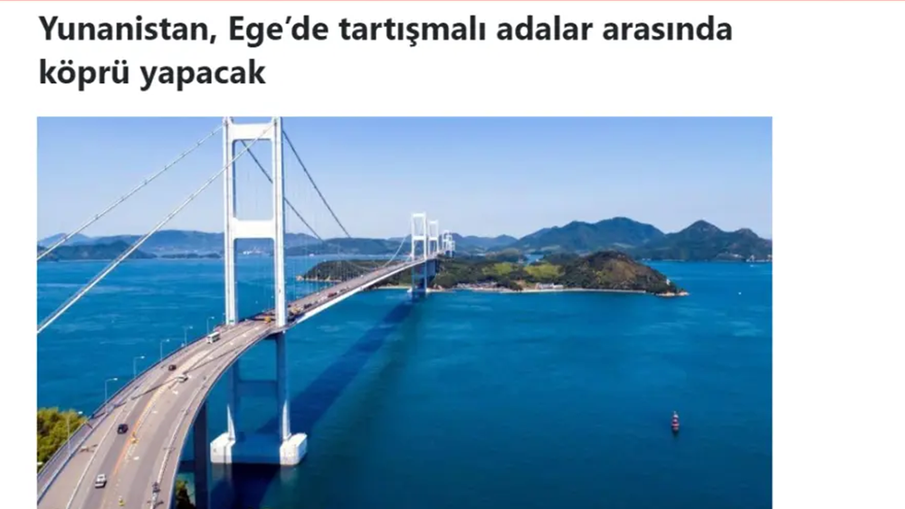 Sözcü: Η Ελλάδα φτιάχνει γέφυρες στα νησιά - Κοντά στην Τουρκία η Μήλος, δεν θα έπρεπε να κατοικείται η Κάλυμνος