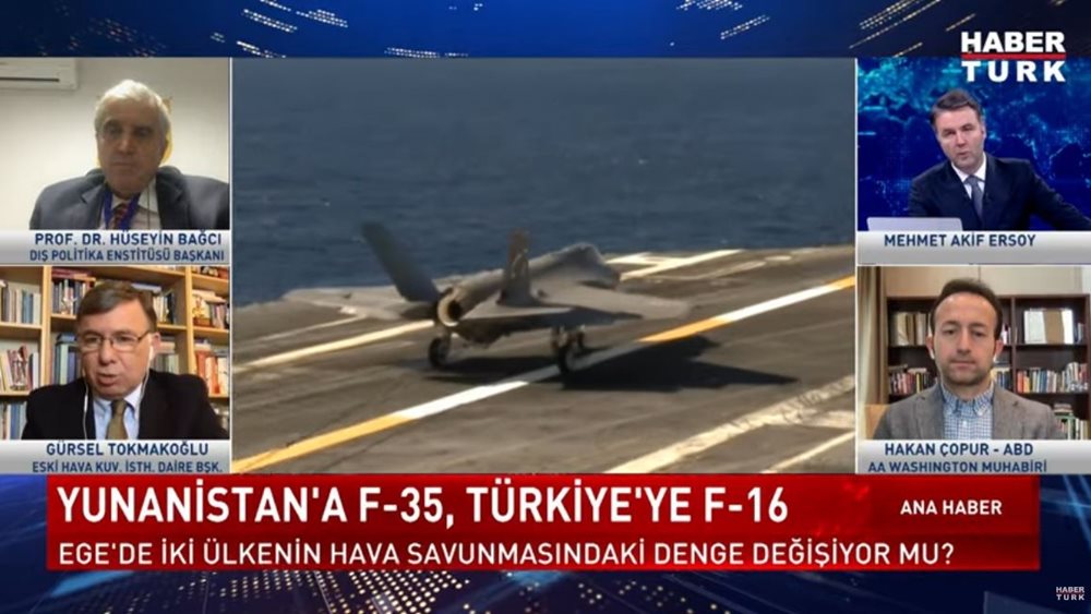 Habertürk: Αν η Ελλάδα στείλει τα F-35 στη Λάρισα κι εμείς βομβαρδίσουμε εκεί, τότε τι θα τα κάνουν τα F-35;