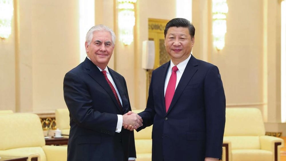 Tillerson &amp; Xi Jinping προωθούν τη σινοαμερικανική προσέγγιση