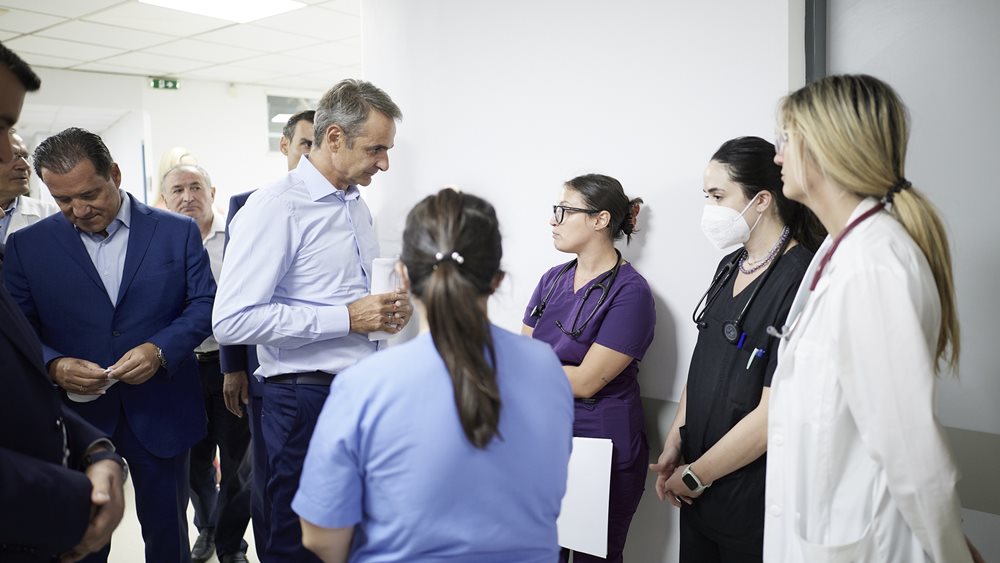 Επίσκεψη Μητσοτάκη στο Ιπποκράτειο - Αναβαθμίζεται το Τμήμα Επειγόντων, ενισχύεται σε προσωπικό και εξοπλισμό