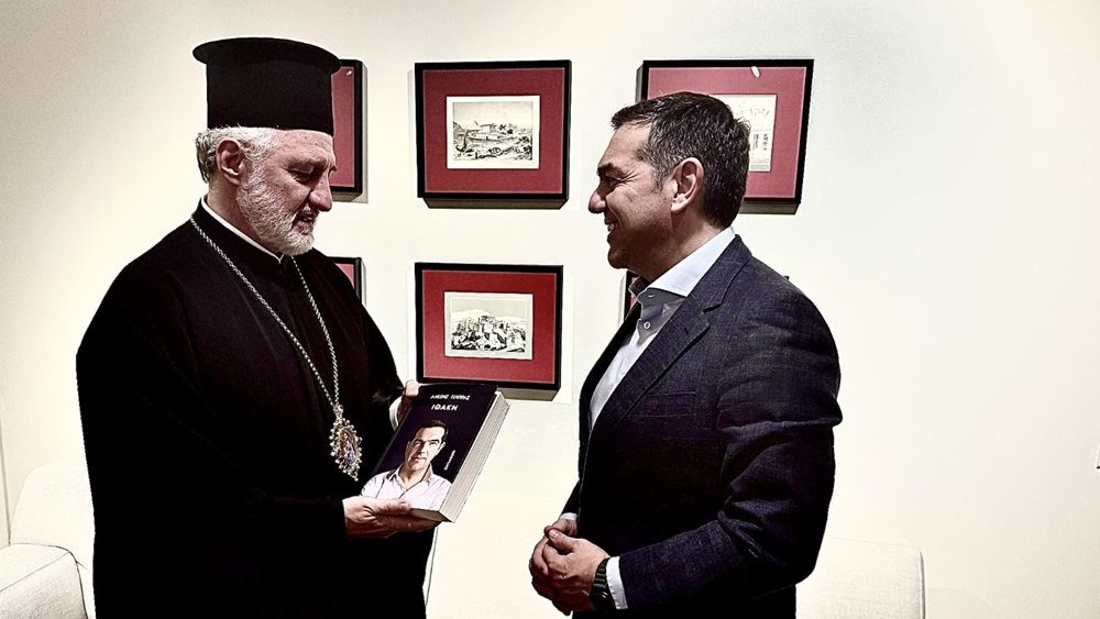 Συνάντηση Αλ. Τσίπρα με τον Αρχιεπίσκοπο Αμερικής κ. Ελπιδοφόρο με επίκεντρο θέματα ευρύτερου εκκλησιαστικού ενδιαφέροντος