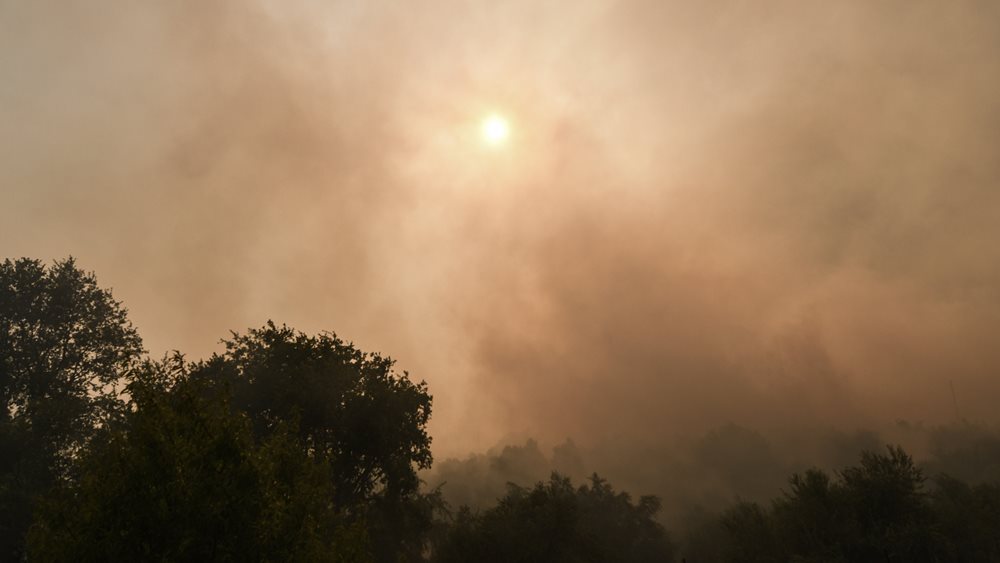 O καπνός από τις δασικές πυρκαγιές και οι επιπτώσεις στην υγεία