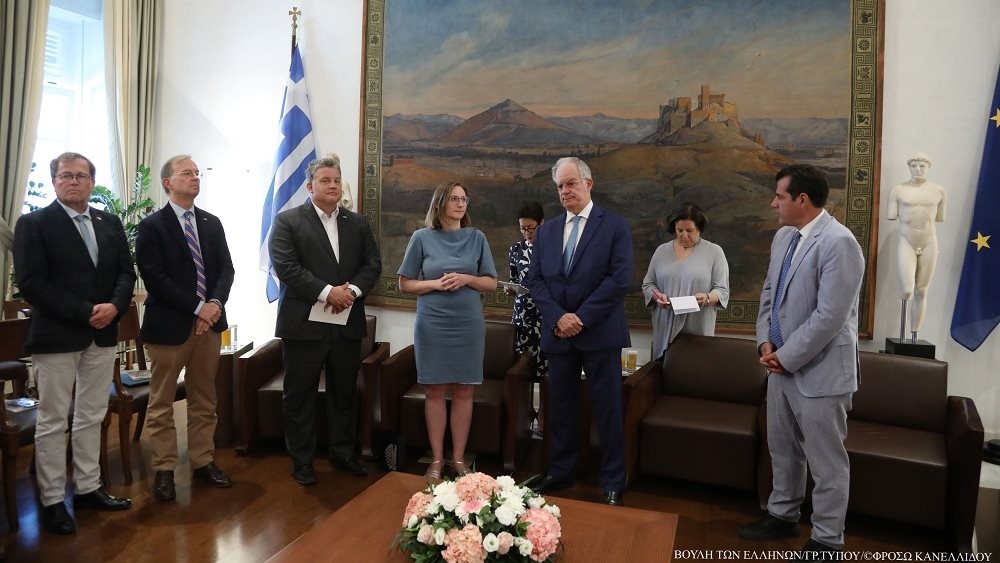 Βουλή: Συνάντηση Κ. Τασούλα με την Κοινοβουλευτική Ομάδα Φιλίας Γερμανίας - Ελλάδας