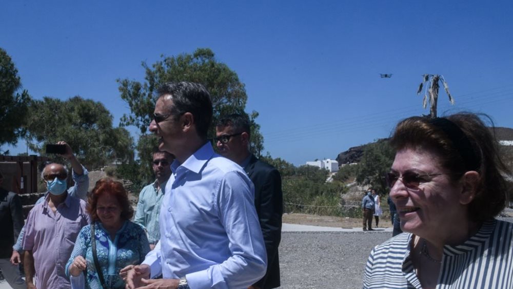 Κ. Μητσοτάκης από Σαντορίνη: Υποδεχόμαστε τους επισκέπτες μας χωρίς καμία έκπτωση στην ασφάλεια