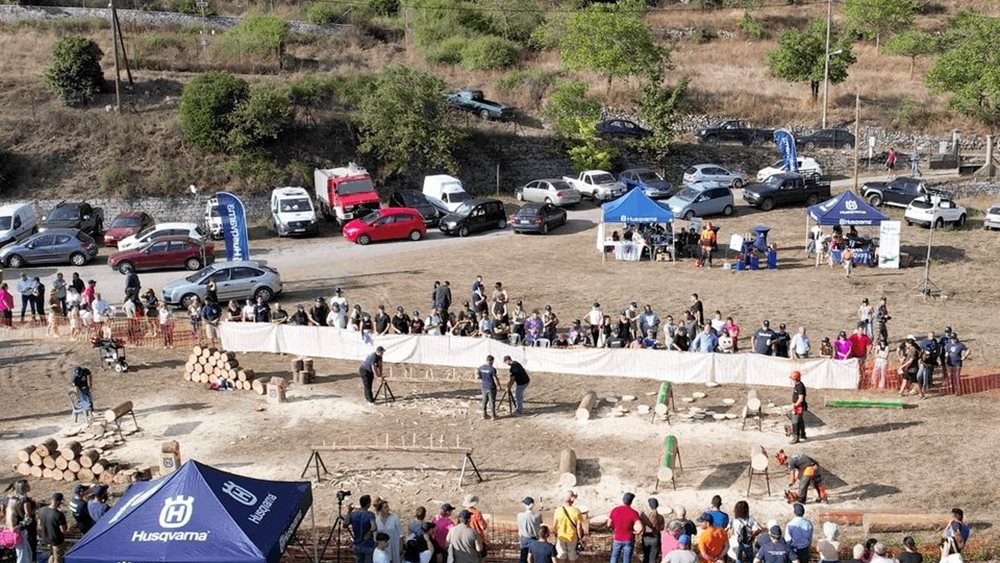 Χαλκιδική: Υλοτόμοι διαγωνίζονται σε ένα πρωτότυπο πρωτάθλημα στον ορεινό όγκο του Χολομώντα