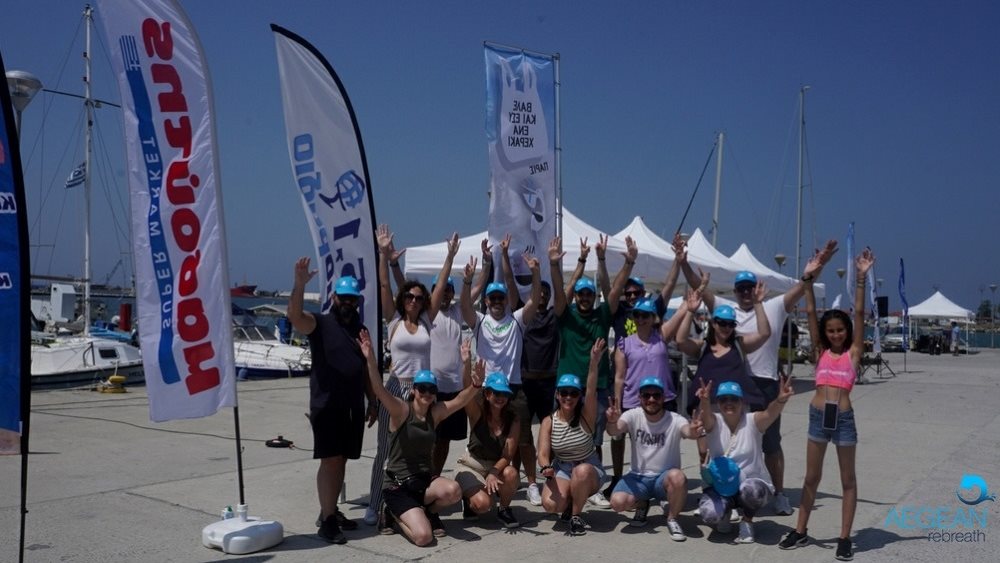 Σαράντης και Μασούτης ένωσαν τις δυνάμεις τους για τον καθαρισμό του λιμανιού και της ακτής Νέων Μουδανιών