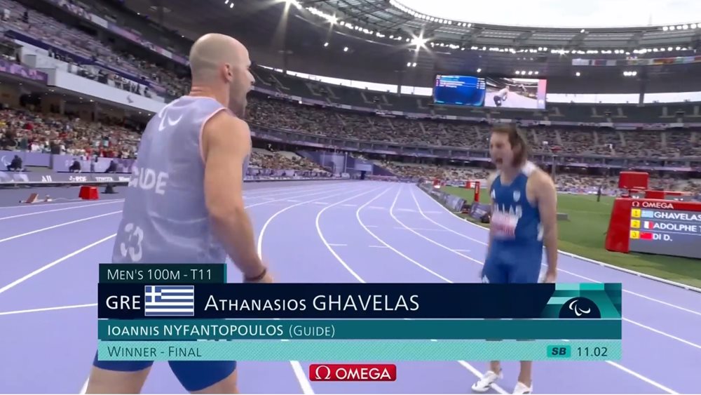 Παρίσι 2024: Χρυσό μετάλλιο για την Ελλάδα με τον Νάσο Γκαβέλα στα 100μ.