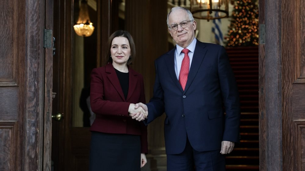 Συνάντηση Κ. Τασούλα με την πρόεδρο της Μολδαβίας - &quot;Ελλάδα και Μολδαβία συνδέονται με γερούς ιστορικούς δεσμούς&quot;