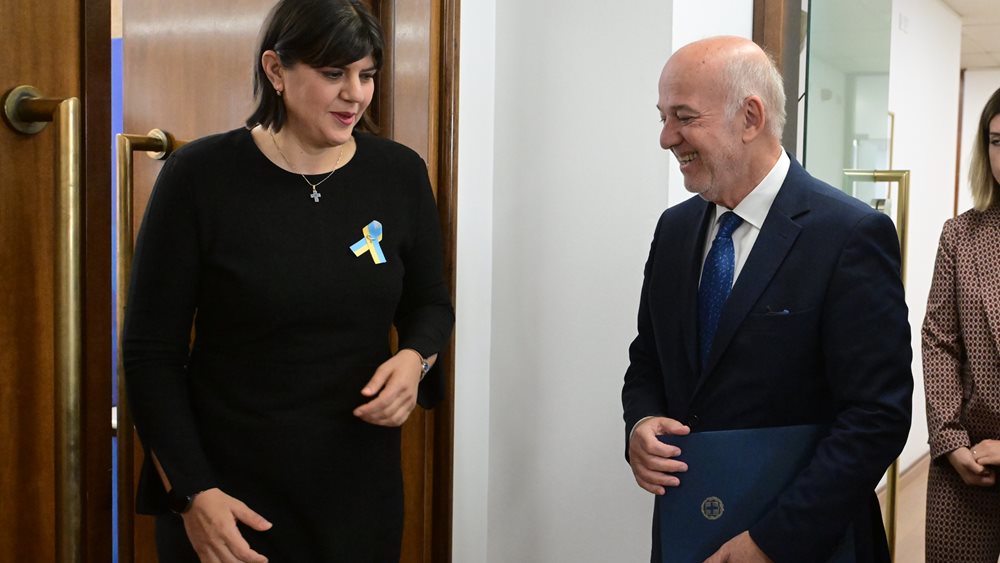 Συνάντηση του Γ. Φλωρίδη με την Ευρωπαία Εισαγγελέα Λάουρα Κοβέσι