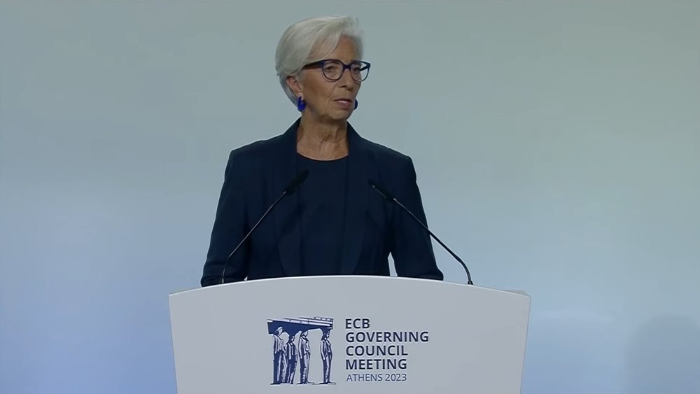 Λαγκάρντ: Δεν απέκλεισε η ΕΚΤ να επιστρέψει στις αυξήσεις των επιτοκίων - Τι είπε για την Ελλάδα