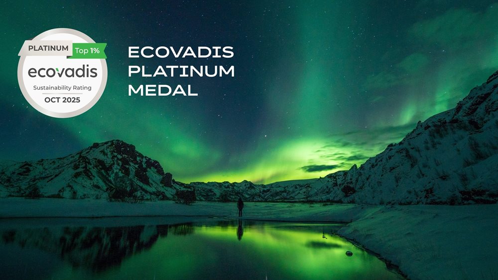 Η ABB βραβεύτηκε με το βραβείο Platinum από την EcoVadis για την εξαιρετική της επίδοση στη βιωσιμότητα