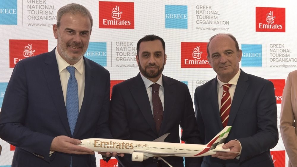 Στρατηγική συνεργασία του ΕΟΤ με την Emirates για την προβολή της Ελλάδας