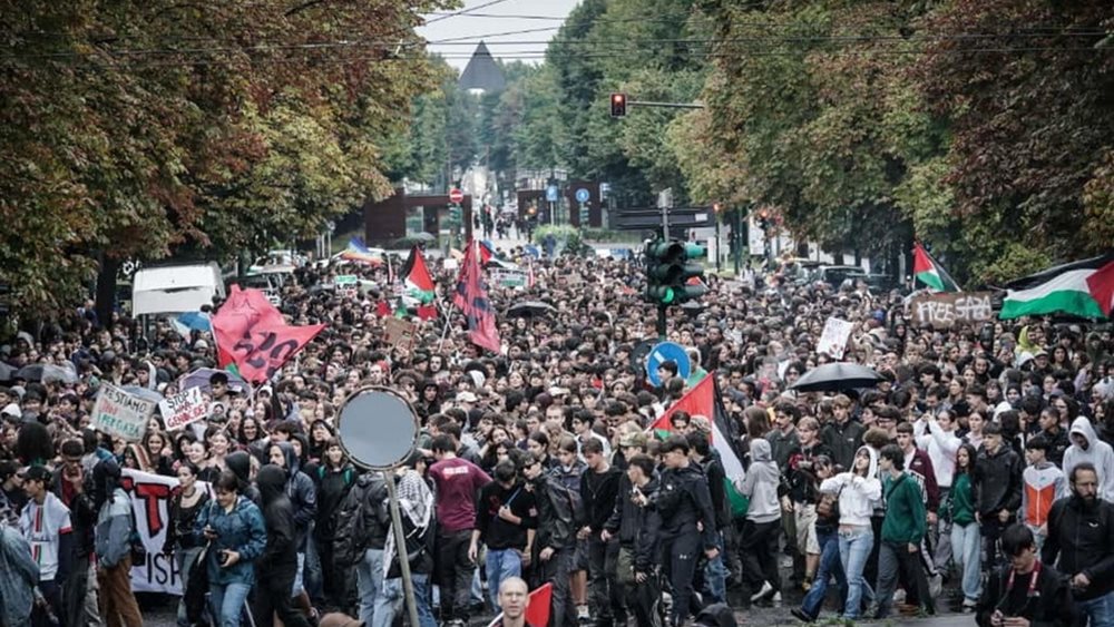 Ιταλία: Κινητοποιήσεις αλληλεγγύης προς τους Παλαιστίνιους σε πάνω από 80 πόλεις