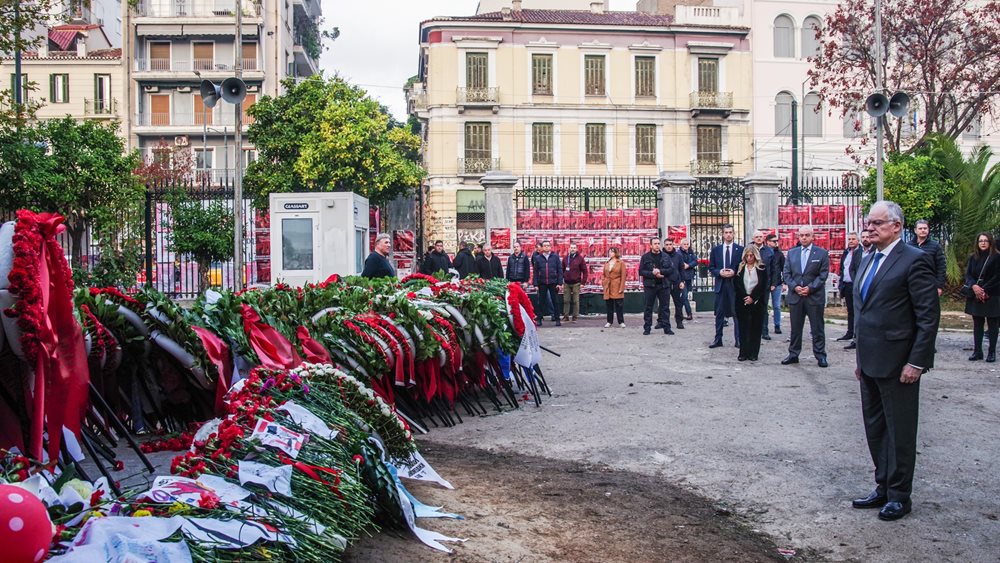 Στο Πολυτεχνείο ο Πρόεδρος της Δημοκρατίας Κ. Τασούλας - Η δήλωσή του για την Επέτειο