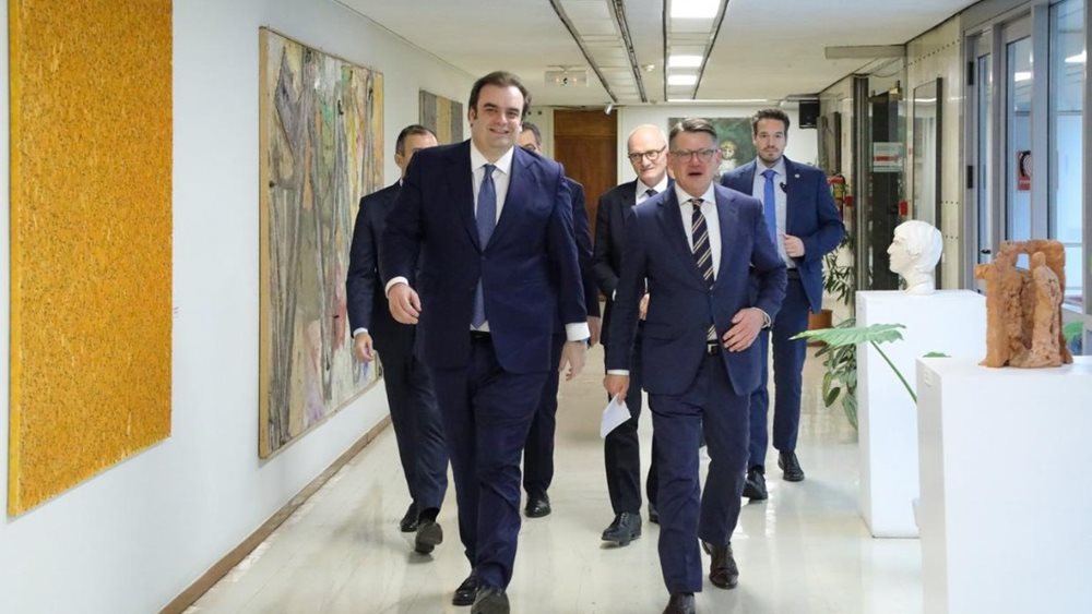 Κ.Πιερρακάκης: Συνάντηση με τον πρωθυπουργό του ομόσπονδου κρατιδίου της Έσσης