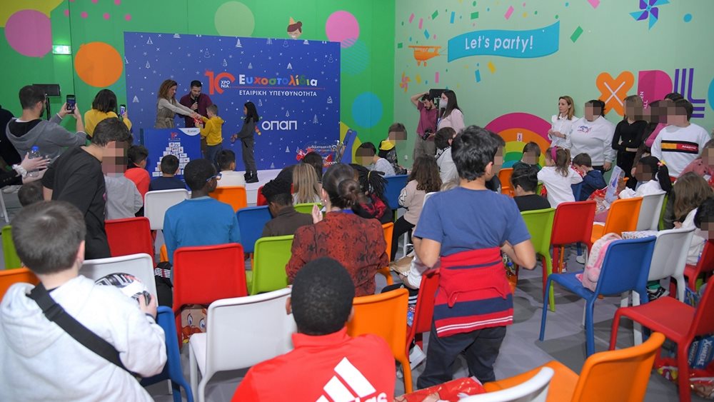 10.000 παιδικές ευχές εκπληρώθηκαν από τα Ευχοστολίδια του ΟΠΑΠ