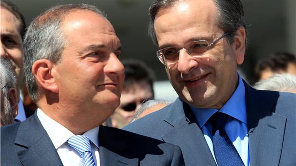 Κ. Καραμανλής και Α. Σαμαράς μαζί σε εκδήλωση του Επαγγελματικού Επιμελητηρίου Αθηνών