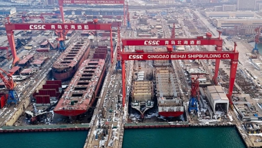 Κινεζική ναυπηγική βιομηχανία: Πλησιάζει το ταβάνι της κυριαρχίας της;