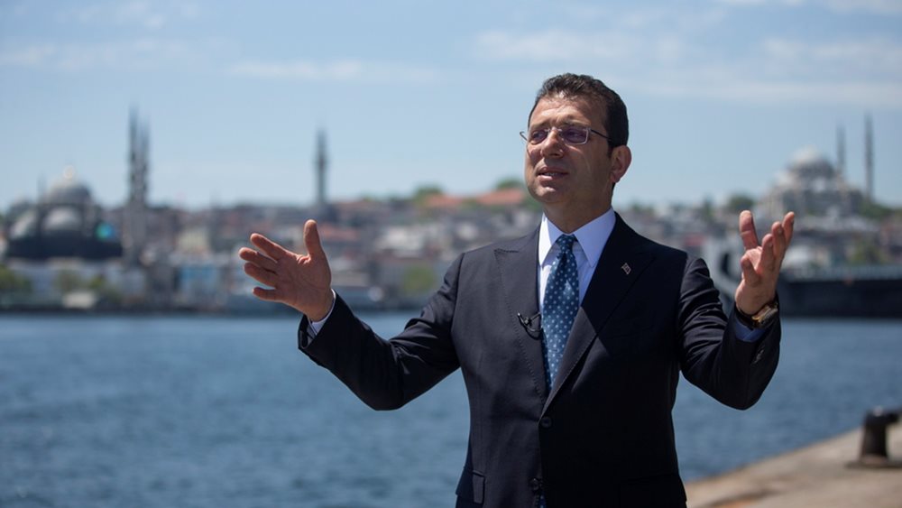 In Yeni Şafak’s target is Imamoglu because he asked for peace and not war with Greece