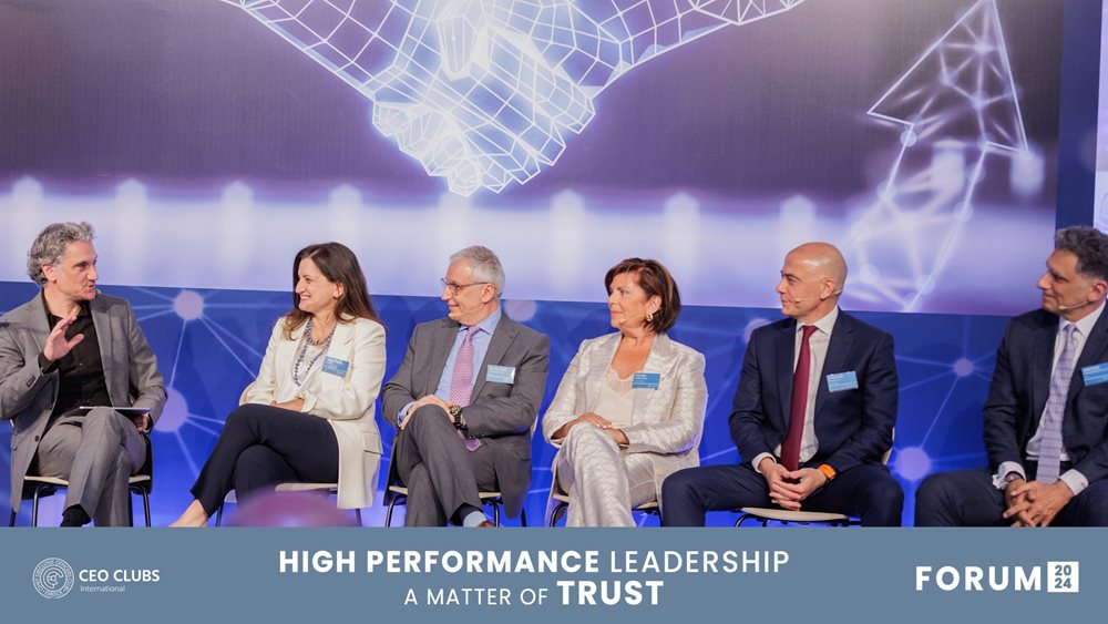 CEO Clubs Greece Forum: Η εμπιστοσύνη ως θεμέλιο της ηγεσίας υψηλών αποδόσεων