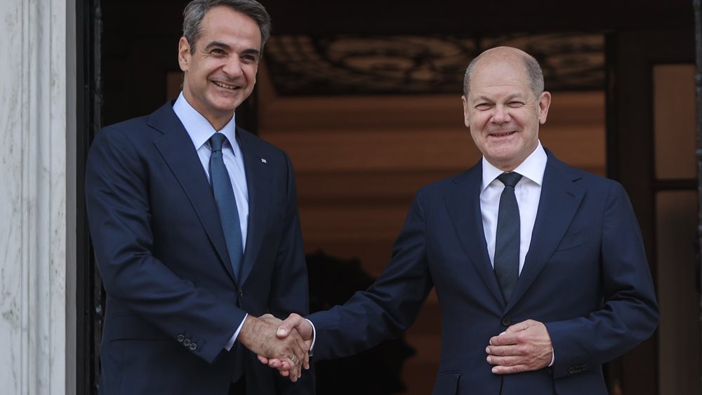 Μητσοτάκης - Σολτς: "Ο φίλος στην ανάγκη φαίνεται"