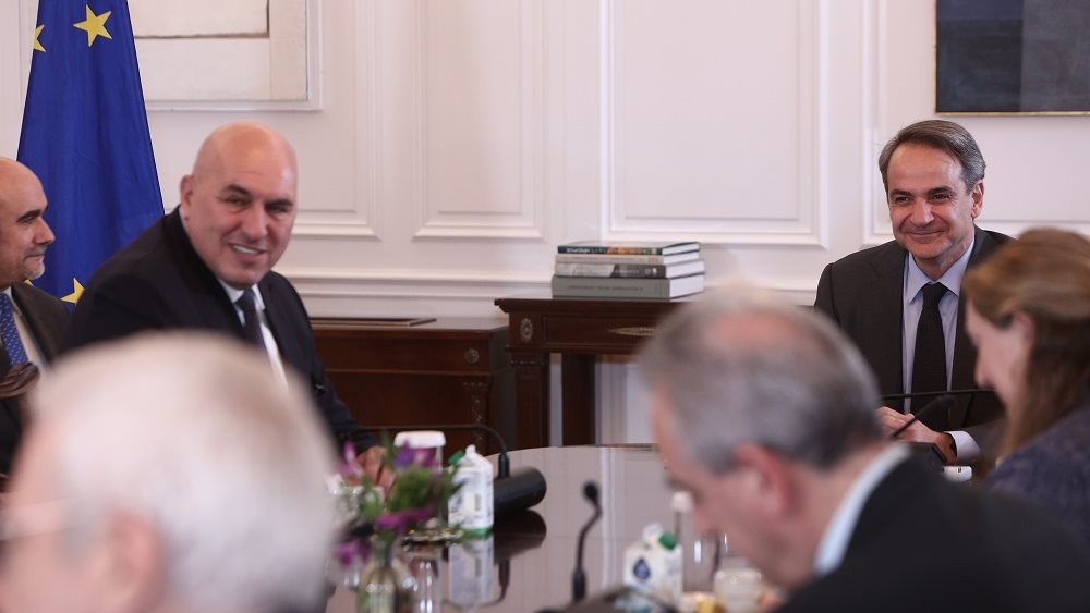 Μεταναστευτικό και Ασφάλεια στο επίκεντρο της συνάντησης του Κυρ. Μητσοτάκη με τον Ιταλό ΥΠΑΜ