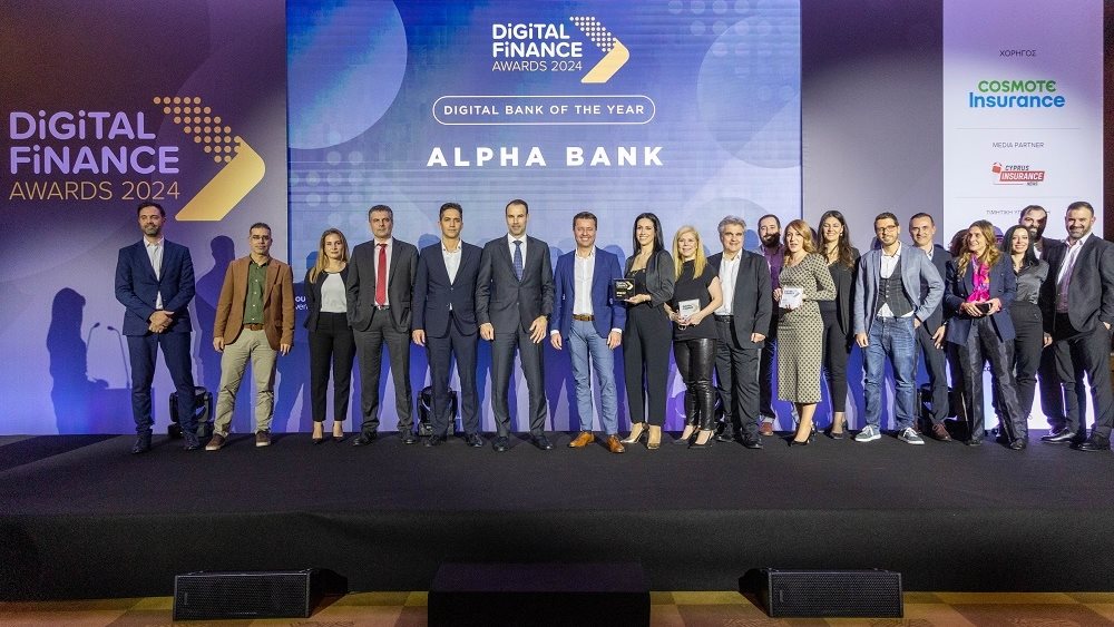 Ψηφιακή Τράπεζα της χρονιάς η Alpha Bank – Έλαβε συνολικά 6 βραβεία στα Digital Finance Awards 2024