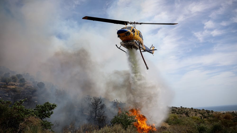 Στα 4.322 στρέμματα ανέρχεται η καμμένη γη σε Γλυφάδα- Βούλα- Βάρη, σύμφωνα με την Υπηρεσία Copernicus