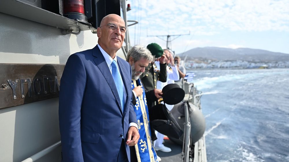 Ο Ν. Δένδιας από Τήνο: Κάθε ημέρα η πατρίδα μας γίνεται ισχυρότερη