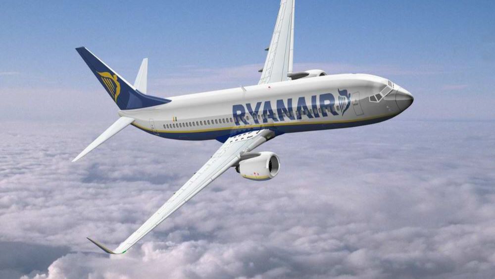 Ryanair: Μεγάλη άνοδος των κρατήσεων Βρετανών και Ιρλανδών για διακοπές στην Ελλάδα