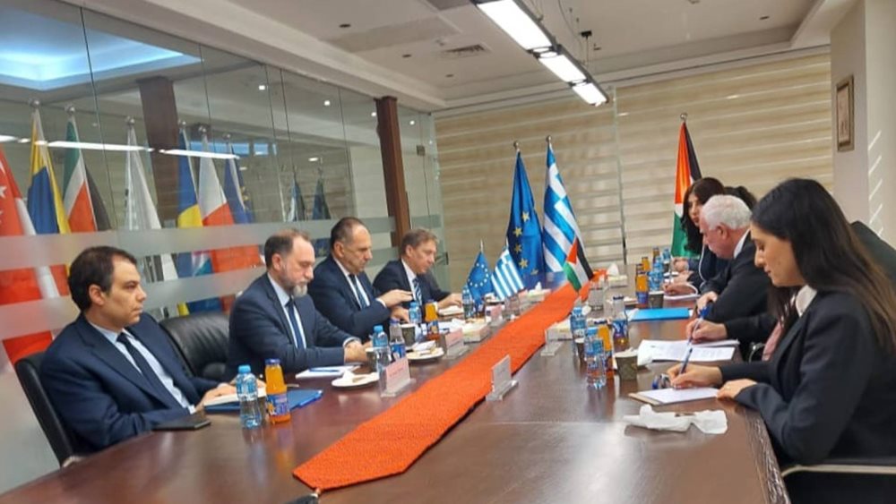 Δυτική Οχθη: Ολοκληρώθηκαν οι συναντήσεις Γεραπετρίτη με την παλαιστινιακή ηγεσία
