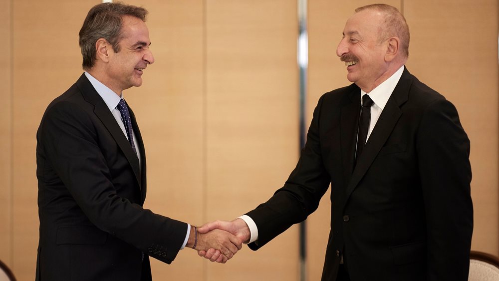 Συνάντηση Μητσοτάκη-Αλίγιεφ - Στην πρώτη γραμμή η ενεργειακή συνεργασία